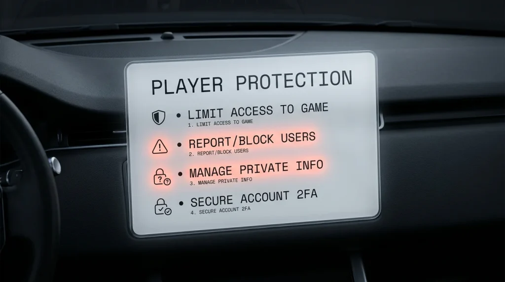 Editorial summary card listing the player protection implications of an Anjouan licence for UK players